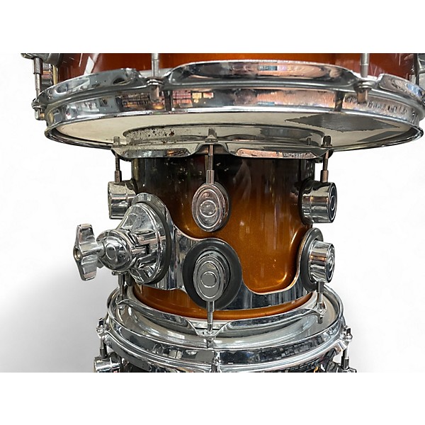 Used PDP by DW 6 Piece Pacific LX Series  2 Tone Sunburst Drum Kit