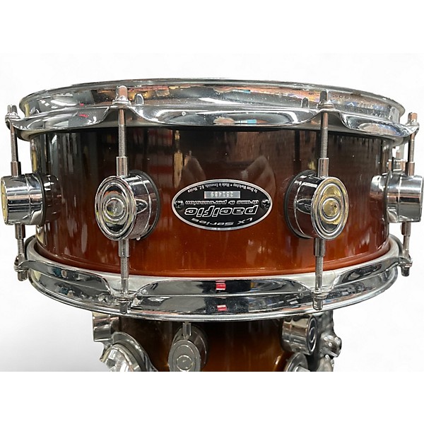 Used PDP by DW 6 Piece Pacific LX Series  2 Tone Sunburst Drum Kit