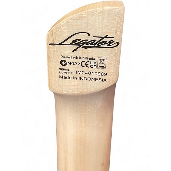 Used Legator GHOST Blue Ghost Flames Solid Body Electric Guitar