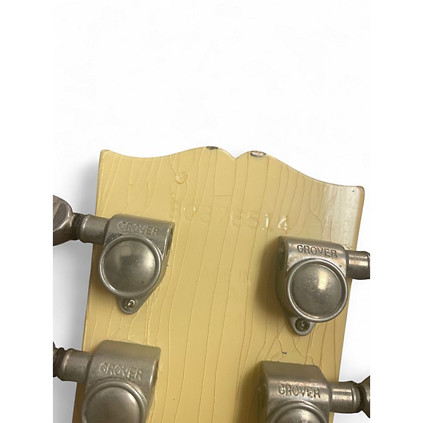 Vintage 1986 Gibson 1986 Les Paul Studio Olympic White Solid Body Electric Guitar