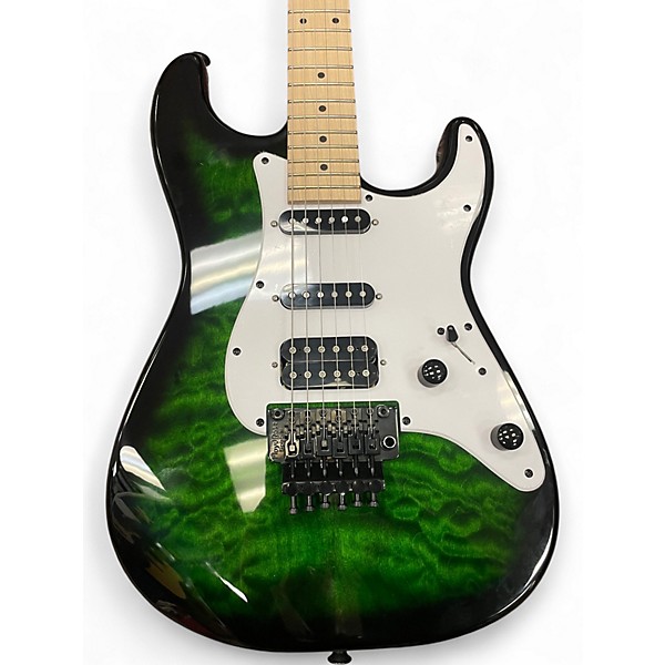 Used Jackson Adrian Smith Signature Trans Green Solid Body Electric Guitar
