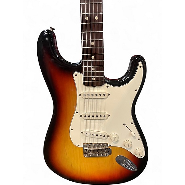 Vintage 1969 Fender Stratocaster Sunburst Solid Body Electric Guitar