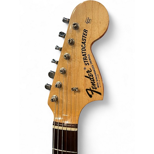 Vintage 1969 Fender Stratocaster Sunburst Solid Body Electric Guitar