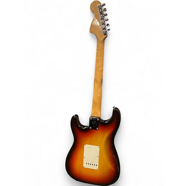 Vintage 1969 Fender Stratocaster Sunburst Solid Body Electric Guitar