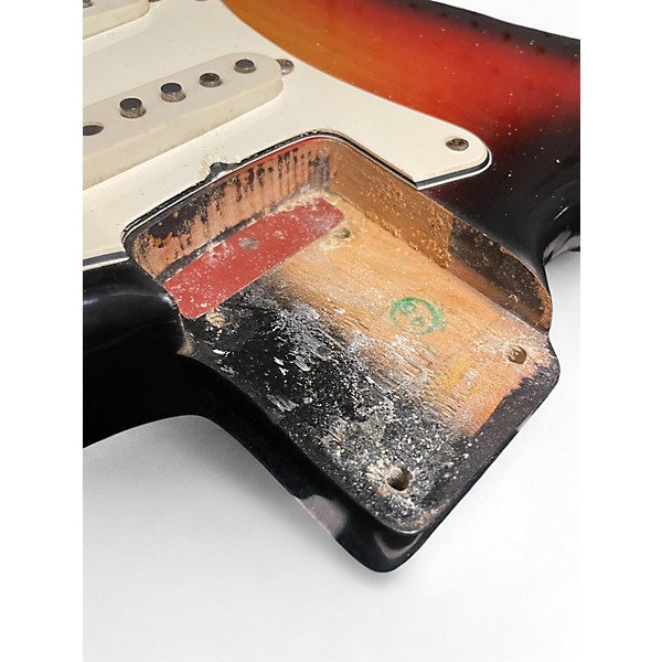 Vintage 1969 Fender Stratocaster Sunburst Solid Body Electric Guitar