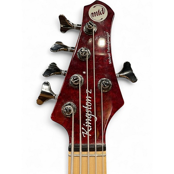 Used MTD KINGSTON Z5 Red Electric Bass Guitar