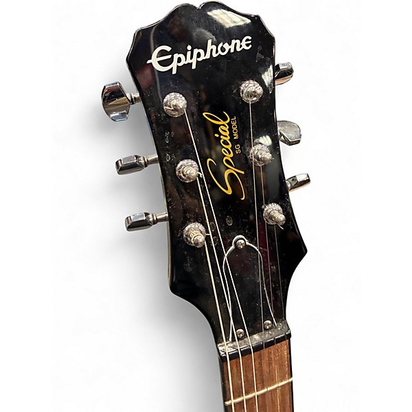 Used Epiphone SG Special Bolt On BLACK Solid Body Electric Guitar