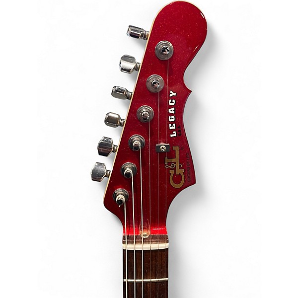 Used G&L USA Legacy Candy Apple Red Solid Body Electric Guitar