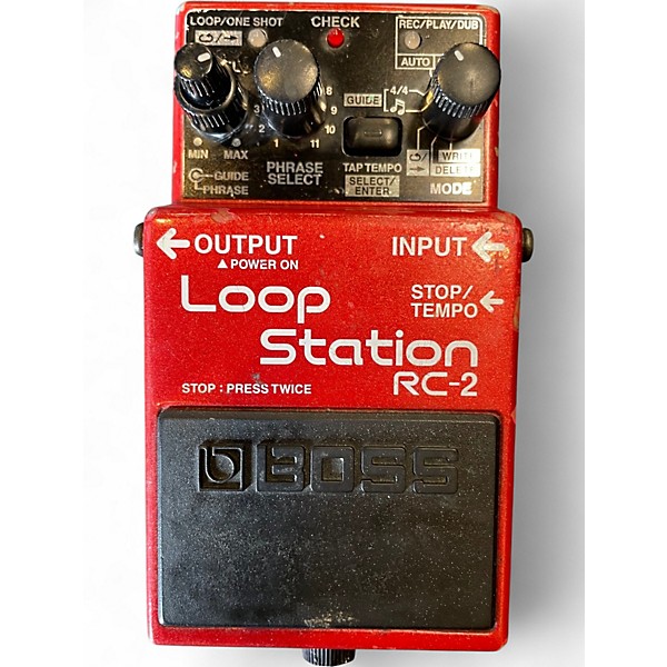 Used BOSS RC2 Loop Station Pedal