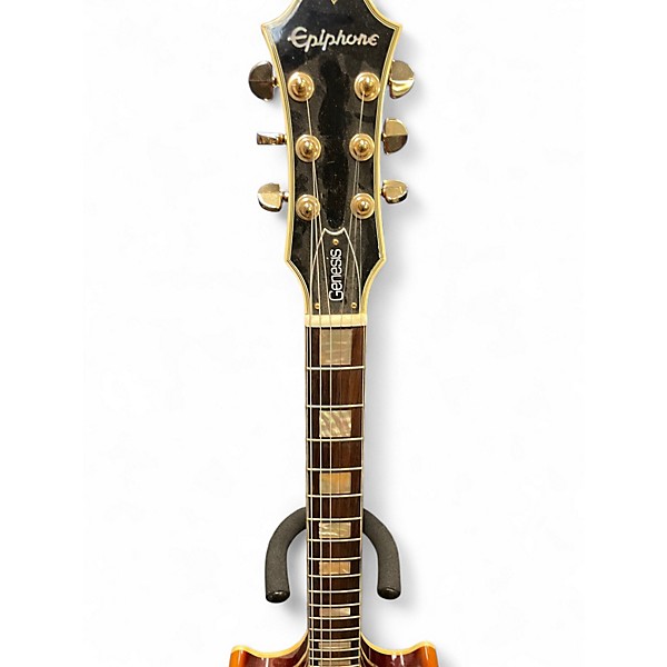 Used Epiphone Genesis Deluxe Pro 2 Color Sunburst Solid Body Electric Guitar