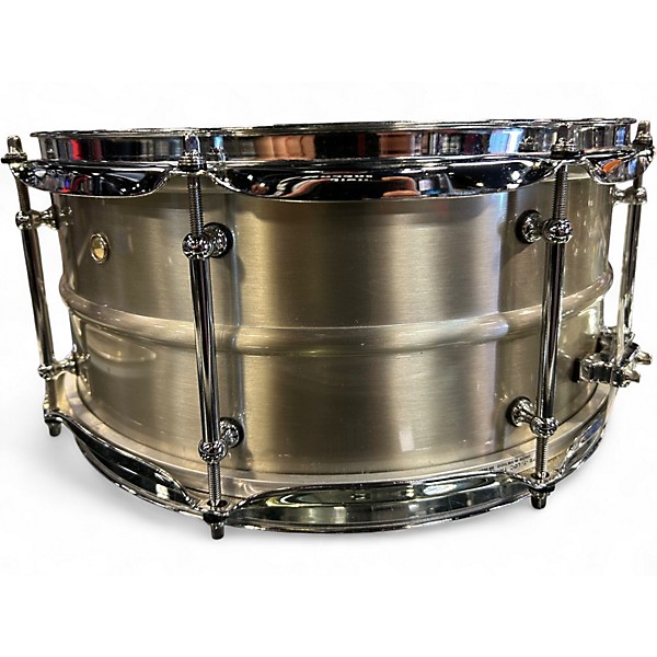 Used Pork Pie 14X6.5 SEAMLESS ALUMINUM Chrome Silver Drum