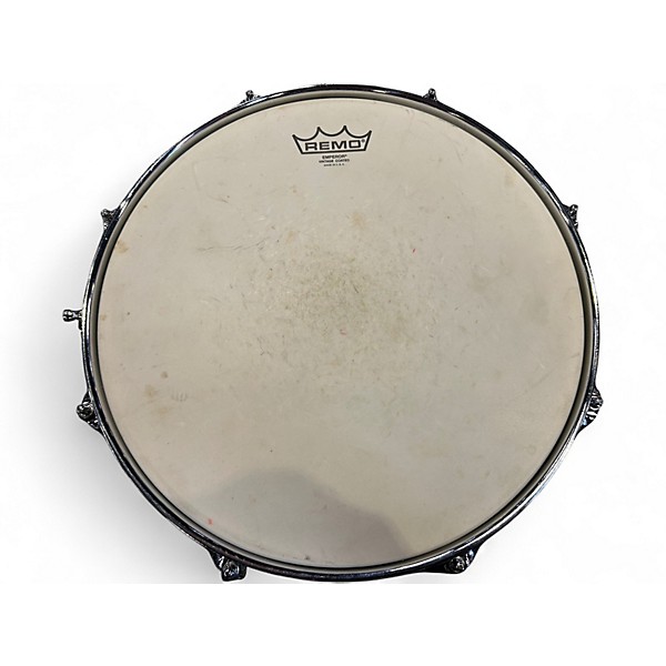 Used Pork Pie 14X6.5 SEAMLESS ALUMINUM Chrome Silver Drum