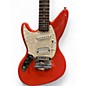 Used Fender Jagstang Left Handed Fiesta Red Electric Guitar