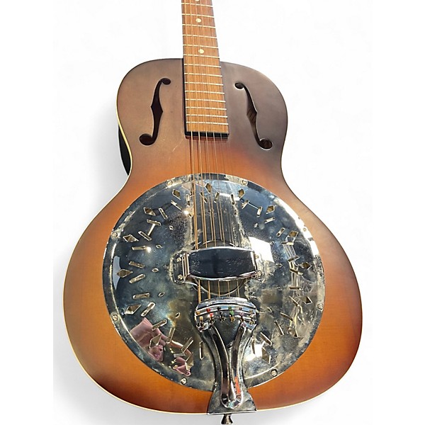Used Recording King RPH-R1 Dirty Thirty's Vintage Sunburst Resonator Guitar