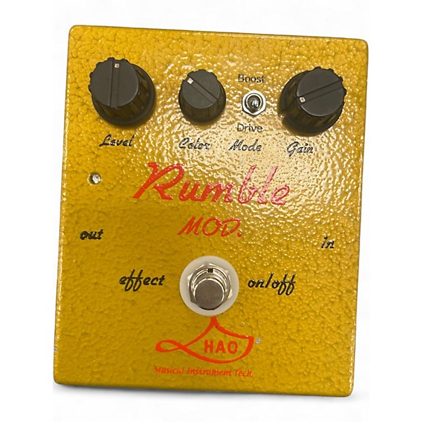 Used Hao Rumble MOD Effect Pedal