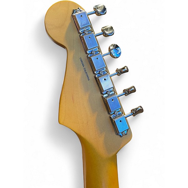 Used 2024 Fender Lincoln Brewster Stratocaster Olympic Pearl Solid Body Electric Guitar