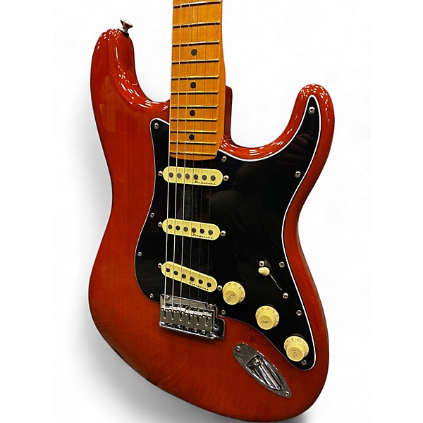 Used Fender Player Plus Stratocaster MOCHA Solid Body Electric Guitar