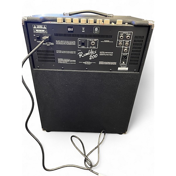 Used Fender Rumble 200 Bass Combo Amp