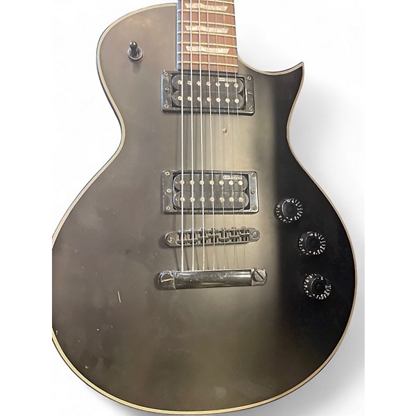 Used ESP LTD EC-257 7-string Black Solid Body Electric Guitar