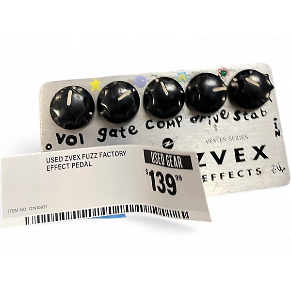 Used ZVEX Fuzz Factory Effect Pedal