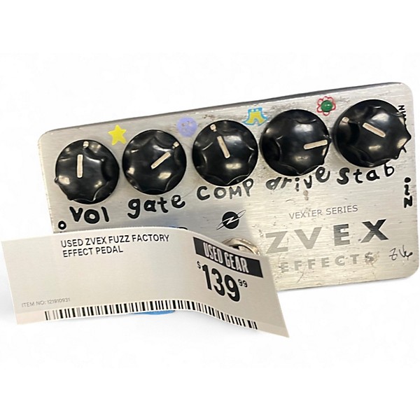 Used ZVEX Fuzz Factory Effect Pedal