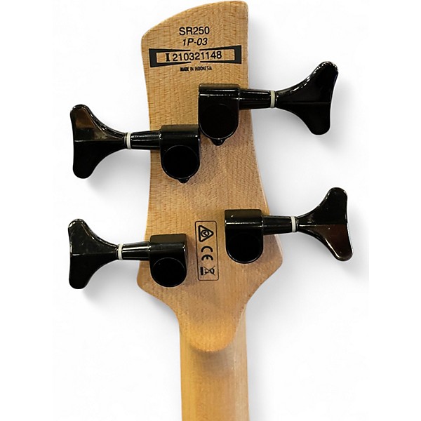 Used Ibanez SR250 White Electric Bass Guitar