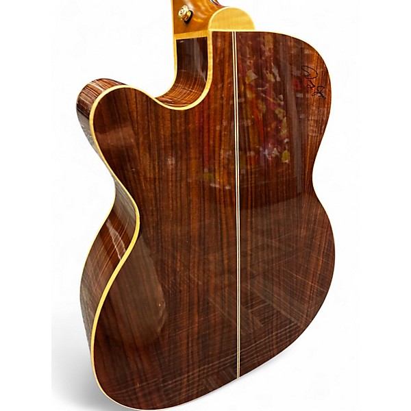 Used Zager ZAD9000MCE/AURA/N Natural Acoustic Electric Guitar