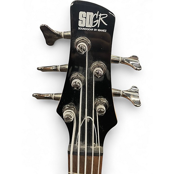 Used Ibanez SR405 5 String Black Electric Bass Guitar