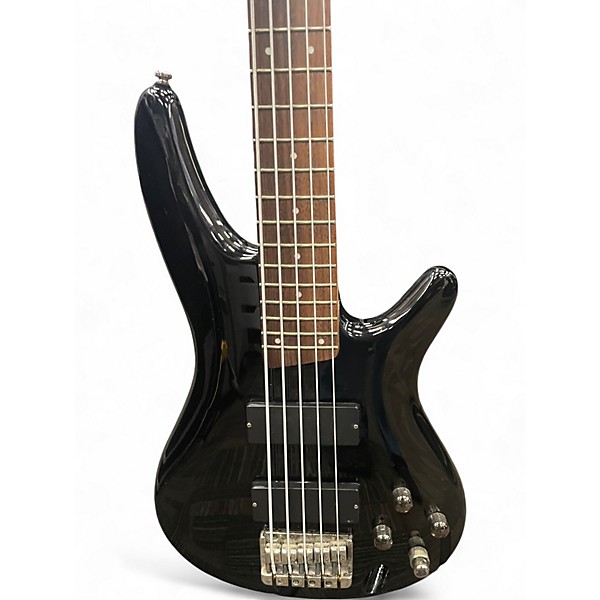 Used Ibanez SR405 5 String Black Electric Bass Guitar