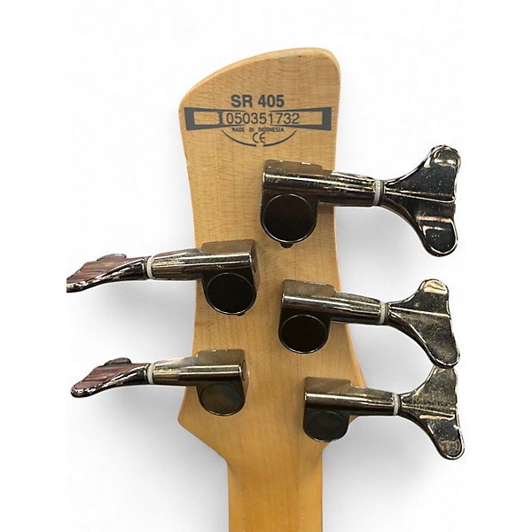 Used Ibanez SR405 5 String Black Electric Bass Guitar