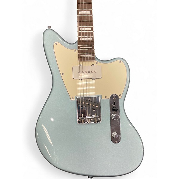 Used Squier OFFSET TELECASTER SJ ICE BLUE METALLIC Solid Body Electric Guitar