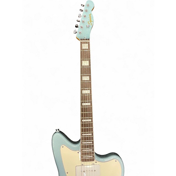 Used Squier OFFSET TELECASTER SJ ICE BLUE METALLIC Solid Body Electric Guitar