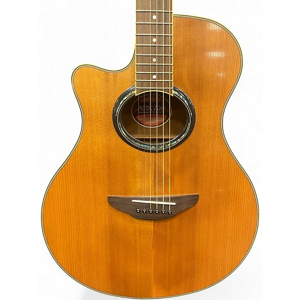 Used Yamaha APX700LH Natural Acoustic Electric Guitar