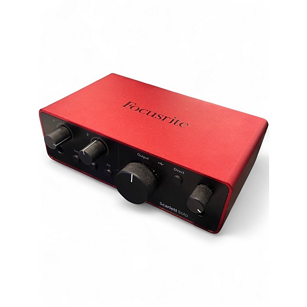 Used Focusrite Scarlett Solo gen 4 Audio Interface