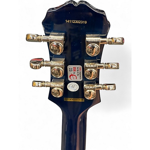 Used Epiphone Les Paul Standard Pro Blue Burst Solid Body Electric Guitar