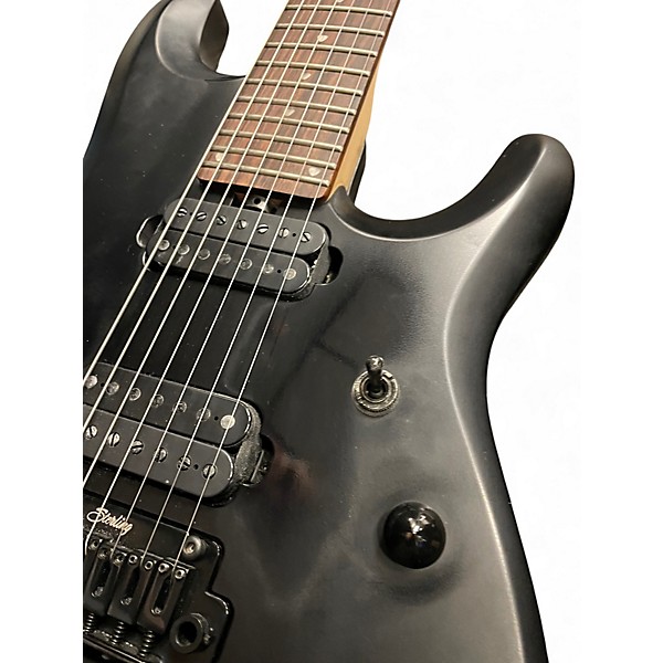 Used Sterling by Music Man JP70 John Petrucci Signature Black Solid Body Electric Guitar