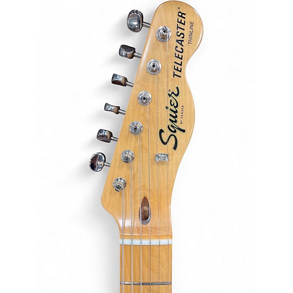 Used Squier Classic Vibe 70s Thinline Telecaster Natural Hollow Body Electric Guitar