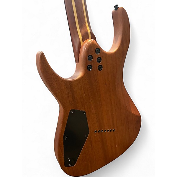 Used Agile LEGACY 7 PLUS MULTISCALE GREEN PURPLE BURST Solid Body Electric Guitar