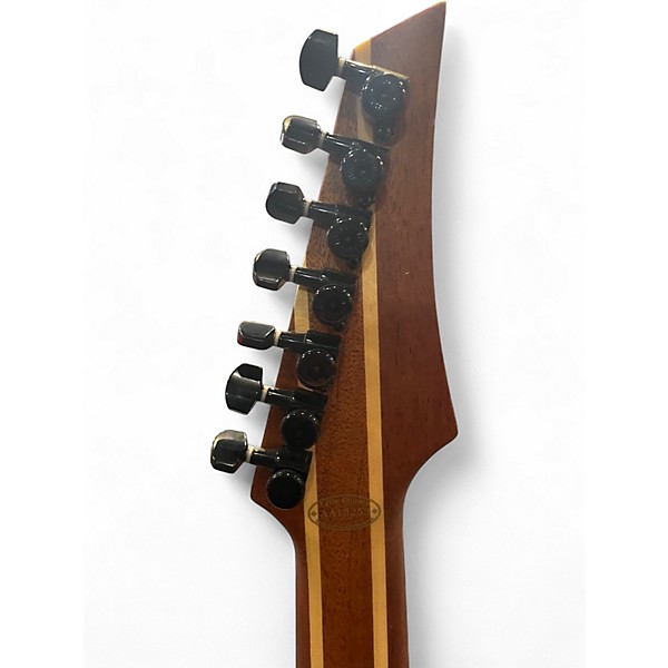 Used Agile LEGACY 7 PLUS MULTISCALE GREEN PURPLE BURST Solid Body Electric Guitar