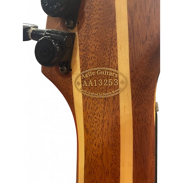 Used Agile LEGACY 7 PLUS MULTISCALE GREEN PURPLE BURST Solid Body Electric Guitar