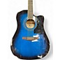 Used Ibanez V70CE Blue Burst Acoustic Electric Guitar