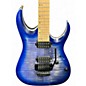 Used Ibanez RGAR42MFMT Blue Burst Solid Body Electric Guitar