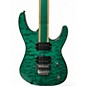 Used Hadean EG628 Emerald Green Solid Body Electric Guitar thumbnail
