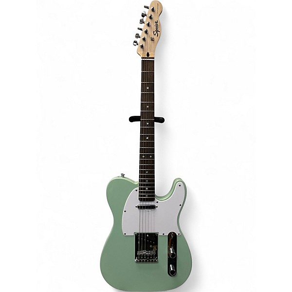 Used Squier Telecaster surf green Solid Body Electric Guitar