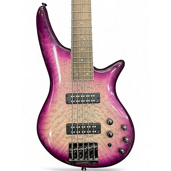 Used Jackson JS3QV Purple Haze Electric Bass Guitar