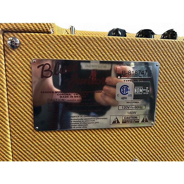 Used Fender Blues Junior Lacquered Tweed C12-N Tube Guitar Combo Amp