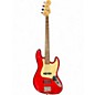 Used Squier J Bass Red Electric Bass Guitar thumbnail