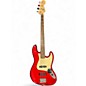 Used Squier J Bass Red Electric Bass Guitar