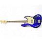 Used Squier Affinity Series Jazz Bass Blue Electric Bass Guitar thumbnail