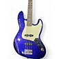 Used Squier Affinity Series Jazz Bass Blue Electric Bass Guitar